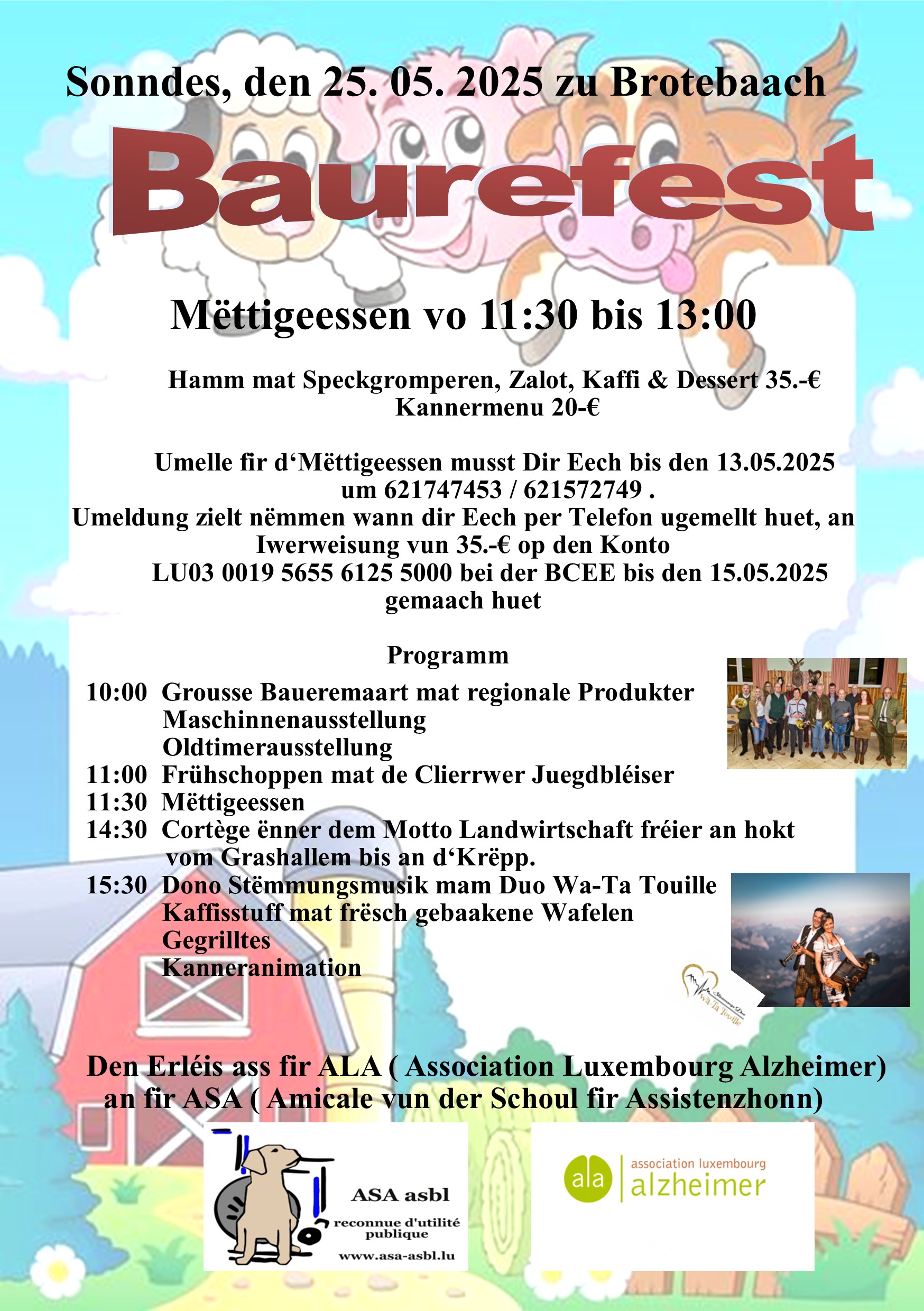 Baurefest zu Brotebaach