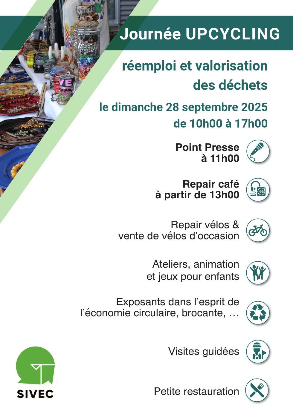 Stand op der Journée Upcycling