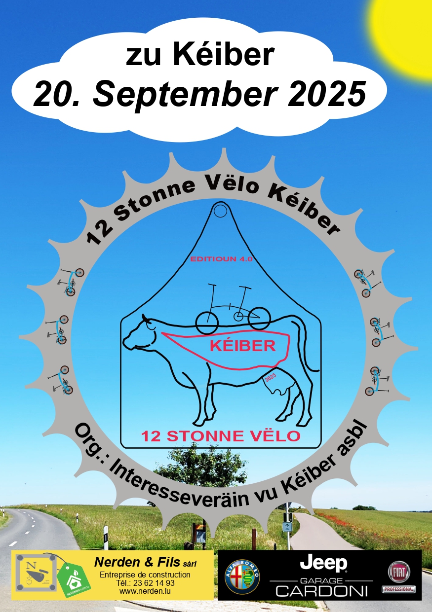 12 Stonne Vëlo Kéiber